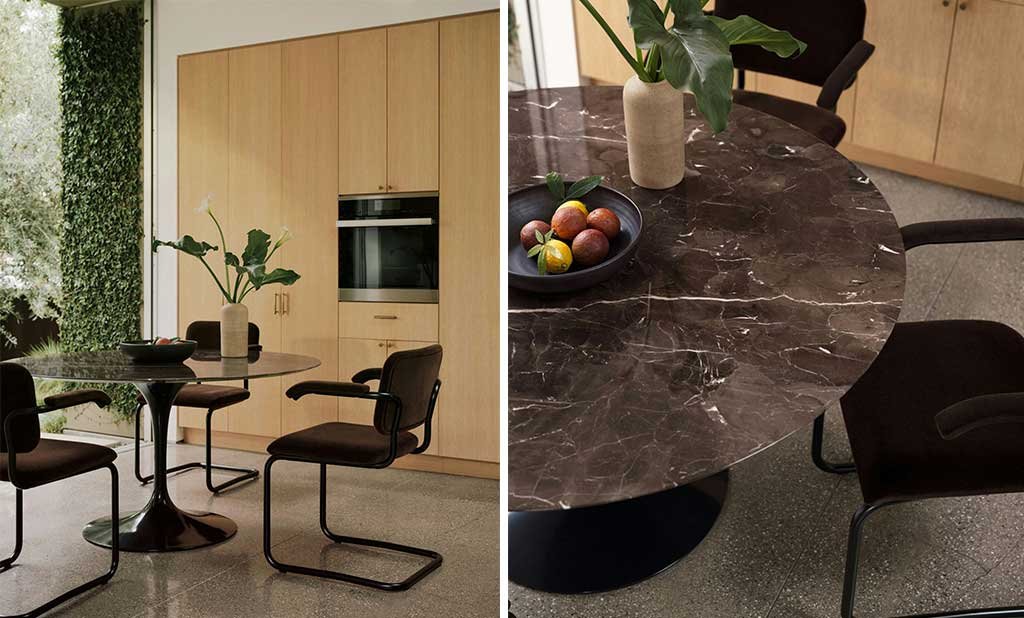 saarinen tavolo rotondo iconico