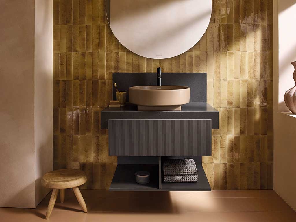 consolle bagno nera