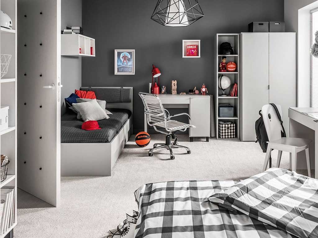 letto cameretta adolescenti bianco