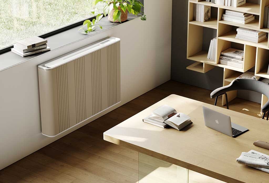 ventilconvettore parete beige
