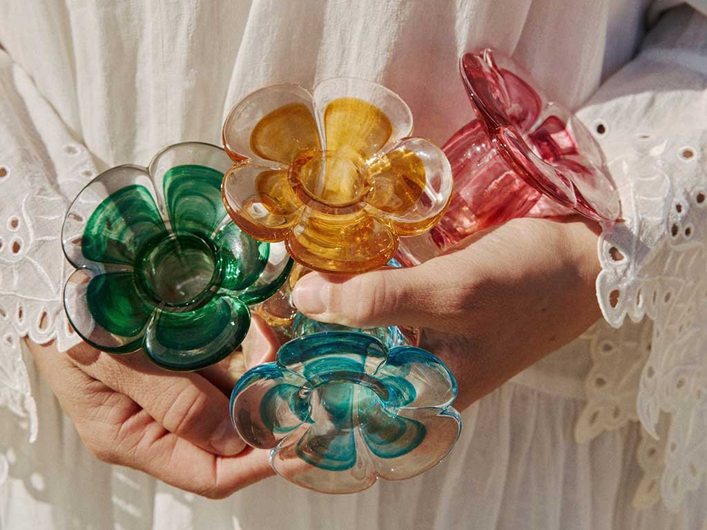 Stella-Pink-Flower-Candlestick