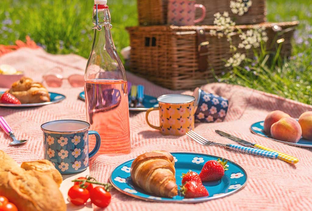 set picnic piatti tazze