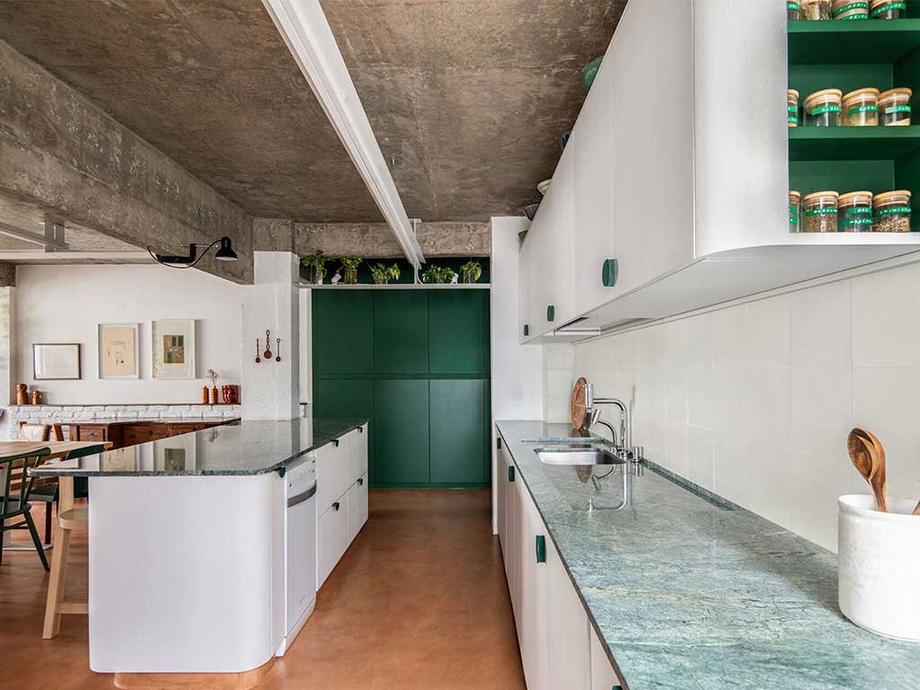 vista-cucina-appartamento-bananeira