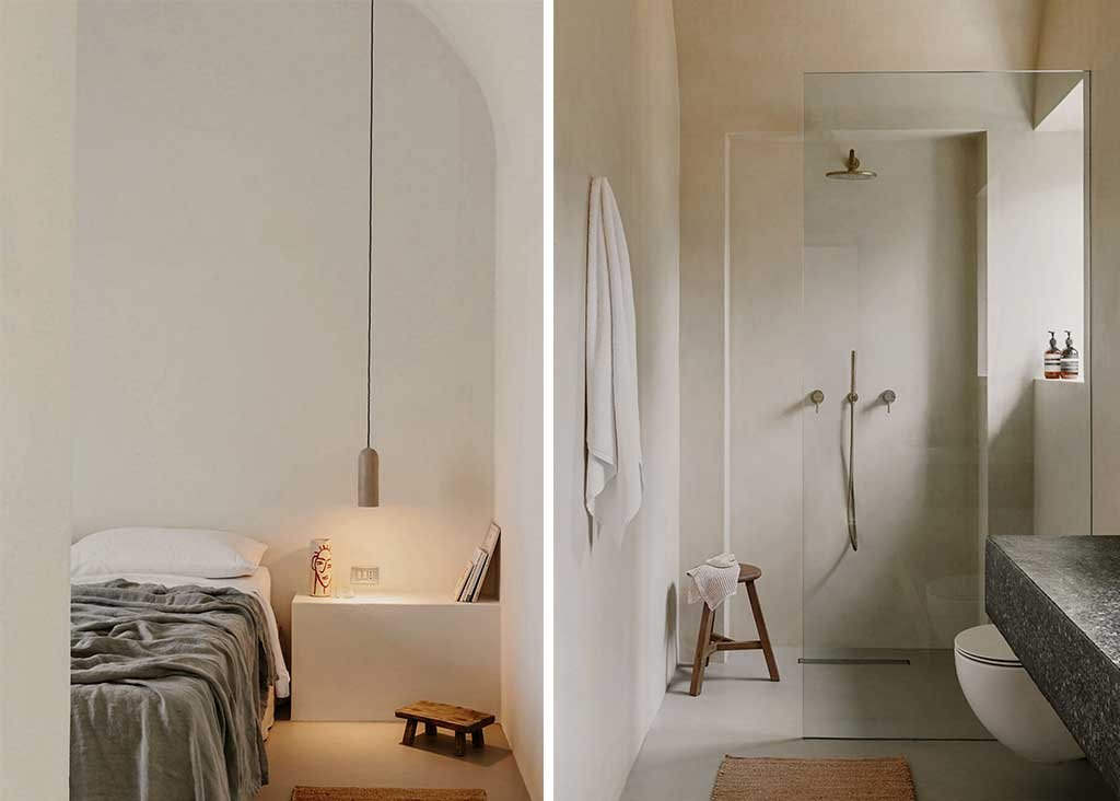 camera-letto-e-bagno casa roverella
