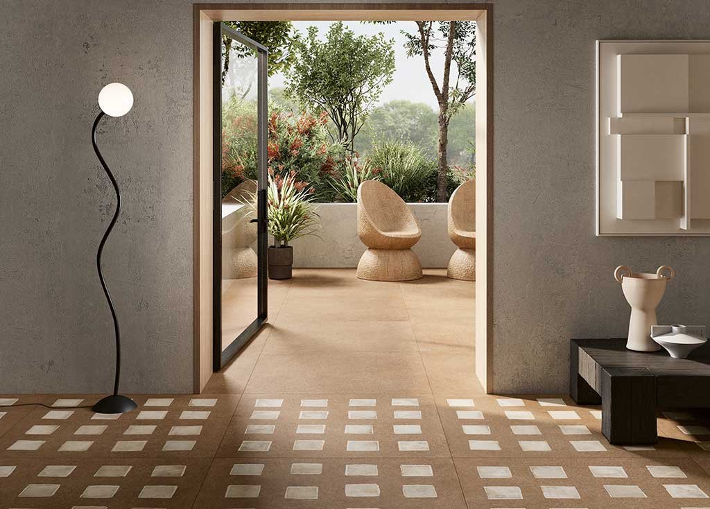 gres effetto cemento colore indoor e outdoor