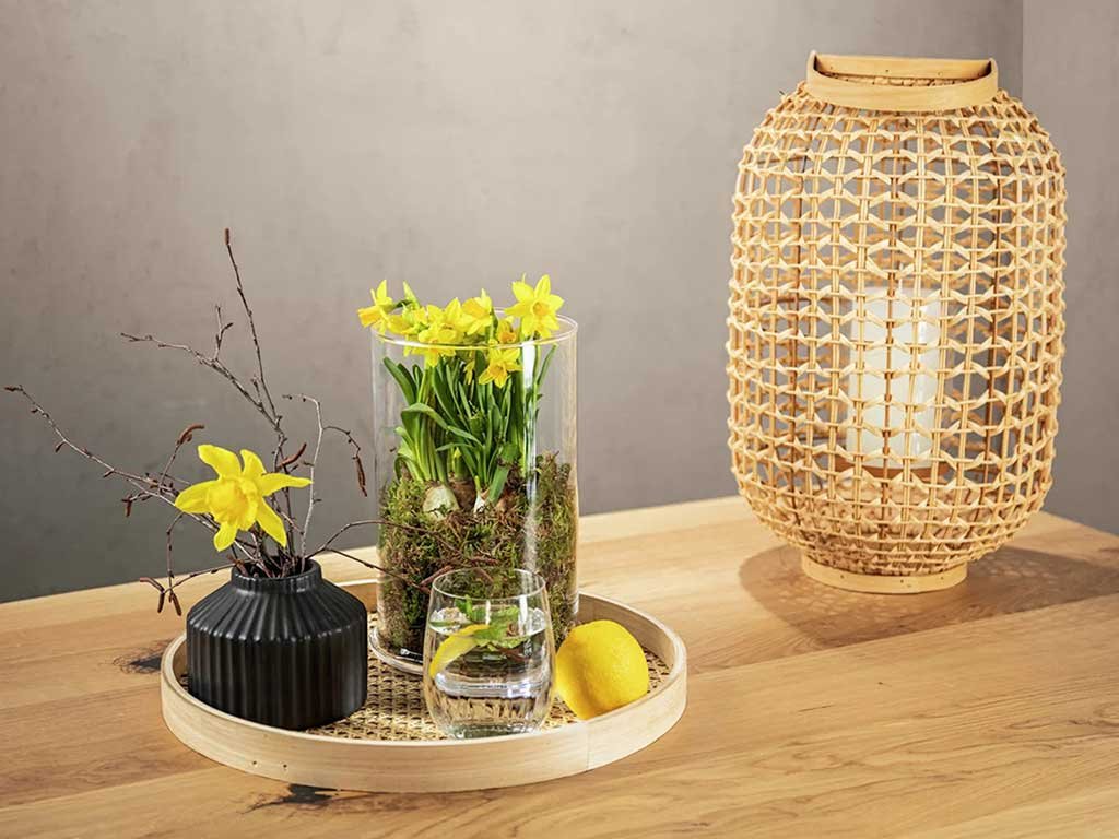 lanterna in rattan