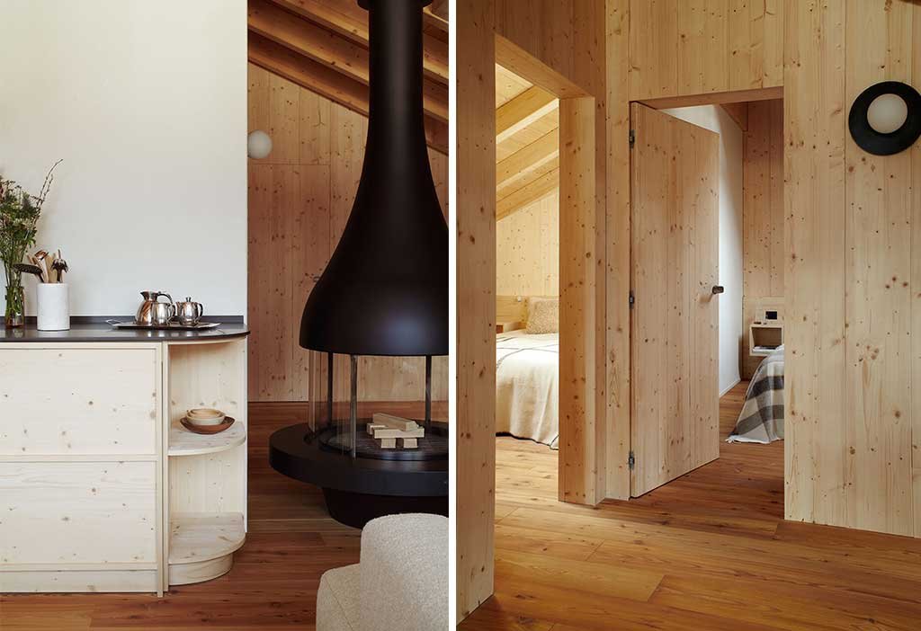 camino-ghisa-e-camere-legno-baita