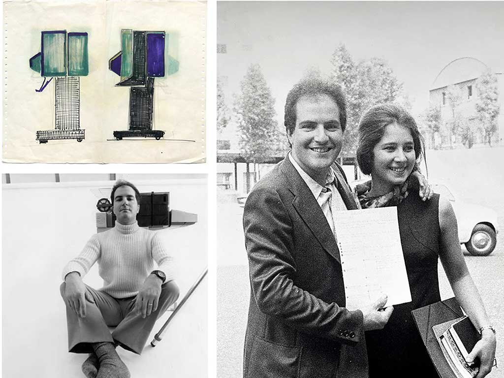 bruno-gecchelin-foto-laurea-e-olivetti prototipo