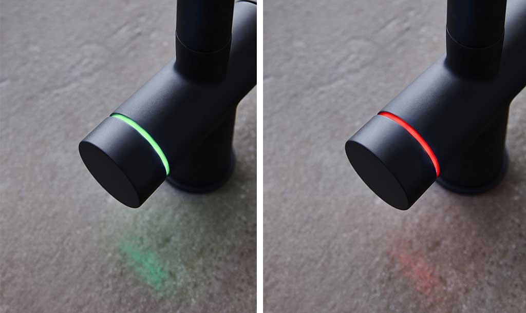 led-temperatura-acqua-miscelatore