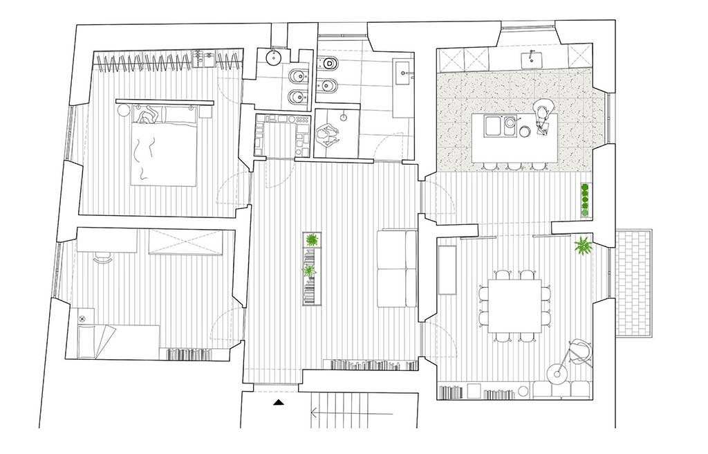 planimetria appartamento sant'anna