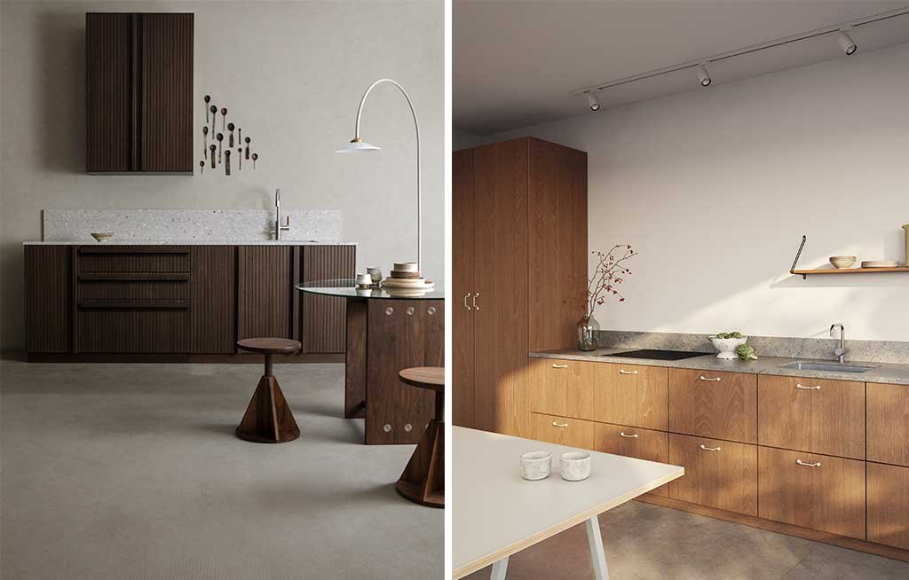 Ante-Plain-Amber-Wood-e-Plain-Honet-Wood-per-cucina