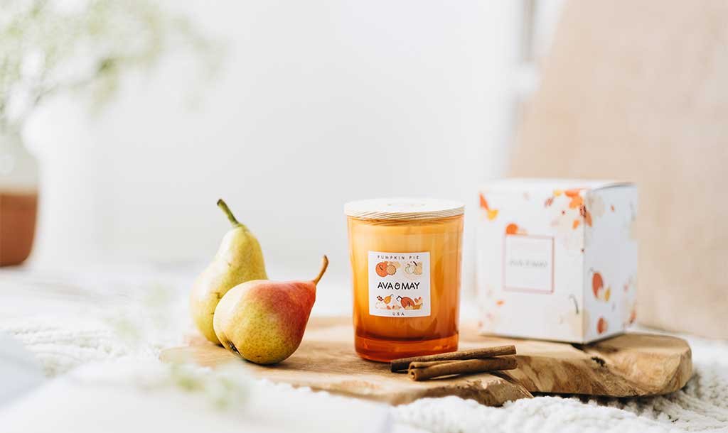 candela-profumata zucca e pera