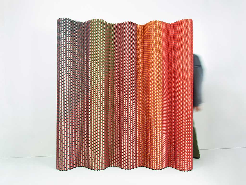 tessuto ricavato da scarti tessili