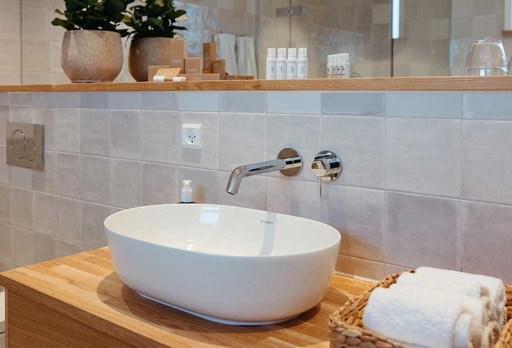 bacinella appoggio bagno raffinata