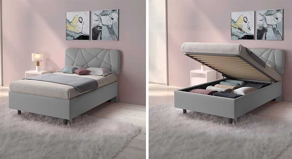 letto imbottito una piazza e mezza