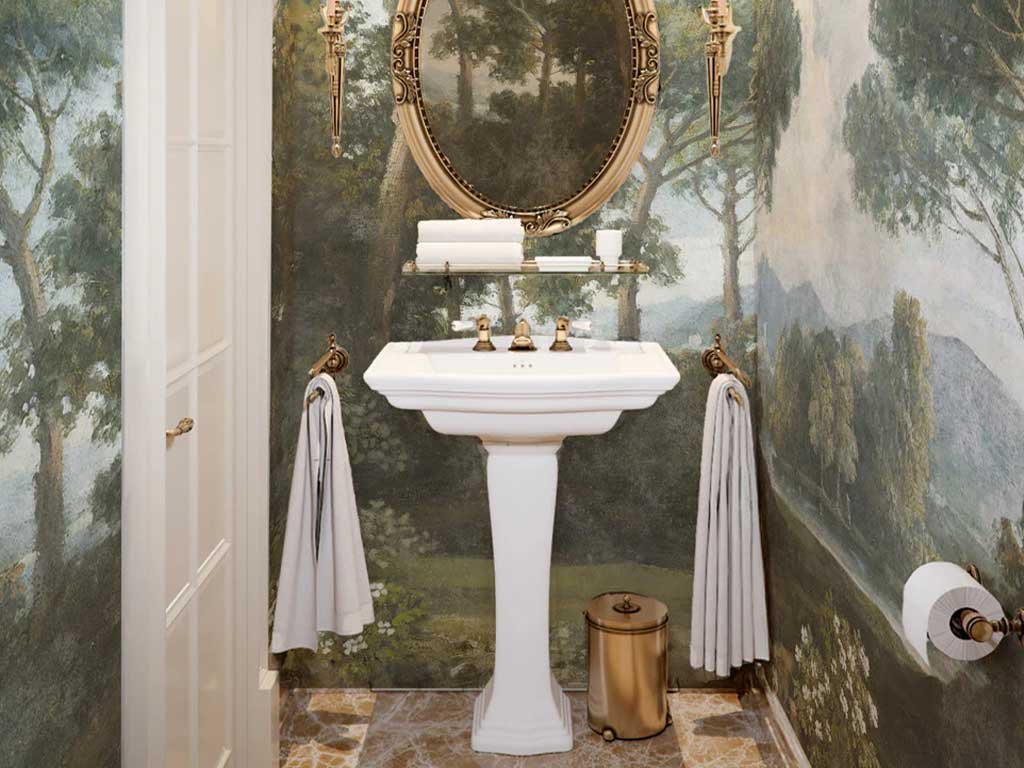 carta-parati-foresta-dei-pini