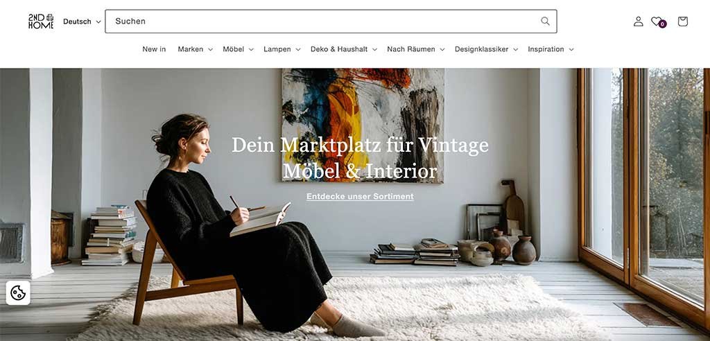 sito-second-home schermata