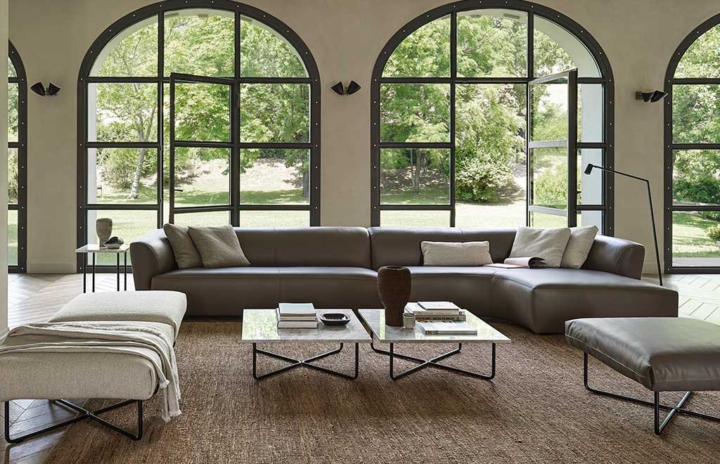 divano angolare pelle grande dimensione