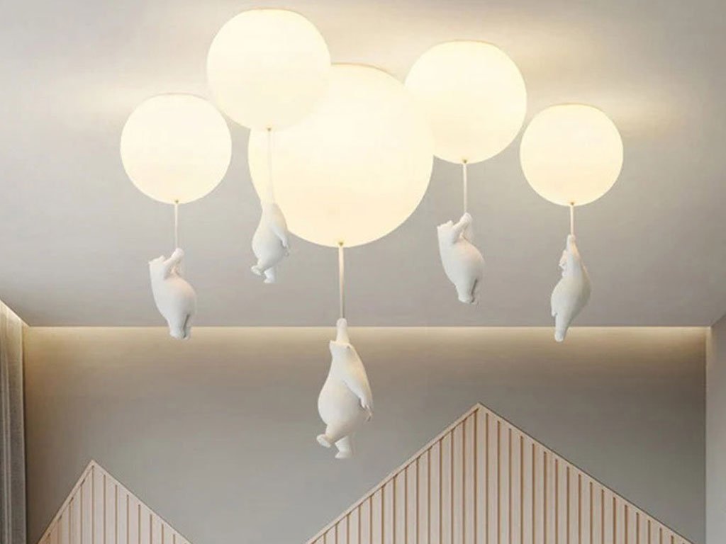 plafoniera orsi palloncini