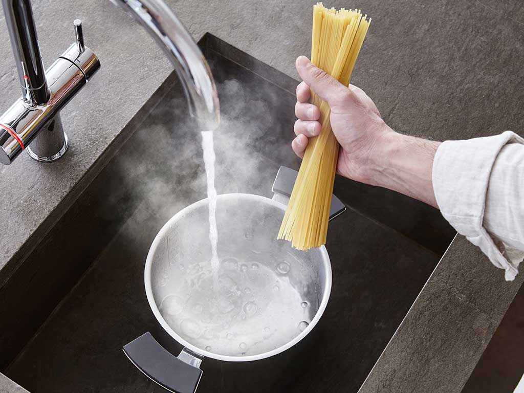 miscelatore acqua bollente istantanea