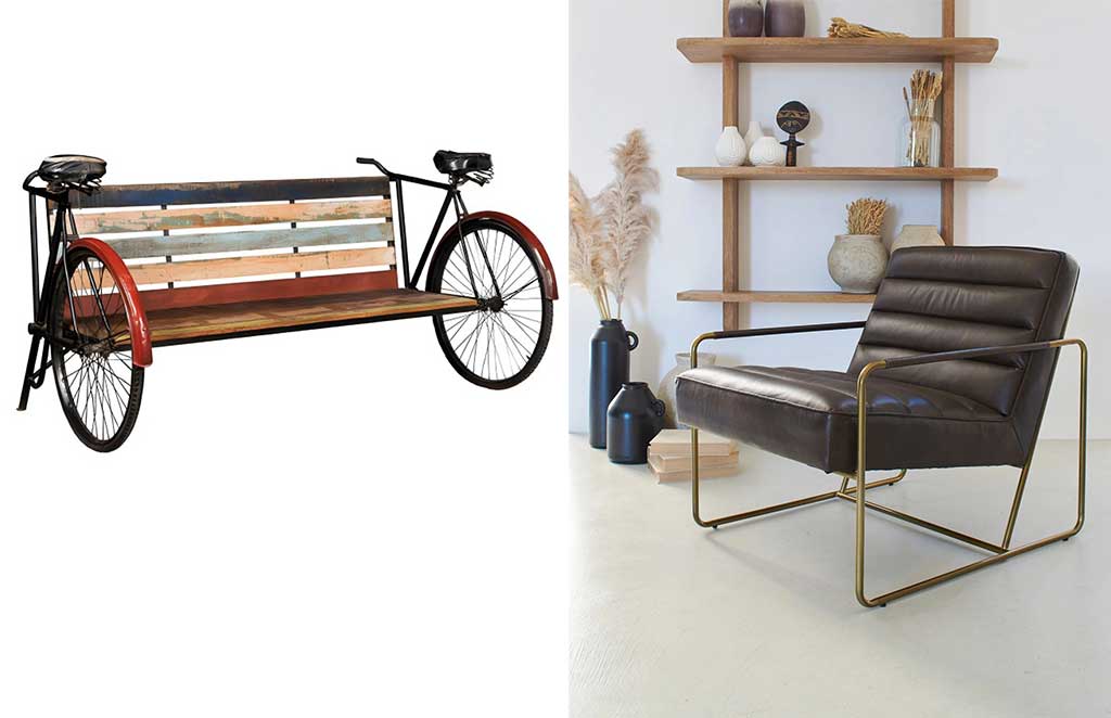 panca-industrial-e-poltrona-pelle