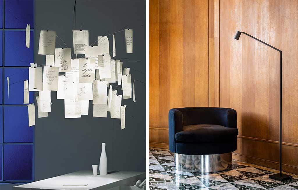 lampadario-sospeso-e-lampada-stelo-da-terra