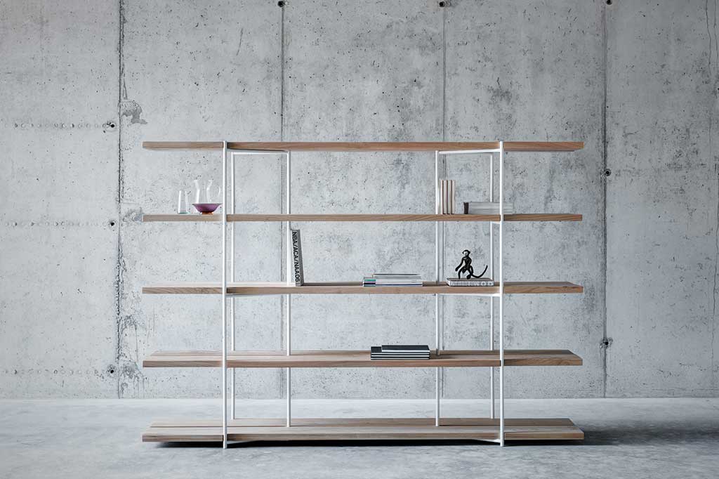 libreria-a-giorno-legno-e-metallo-bianco
