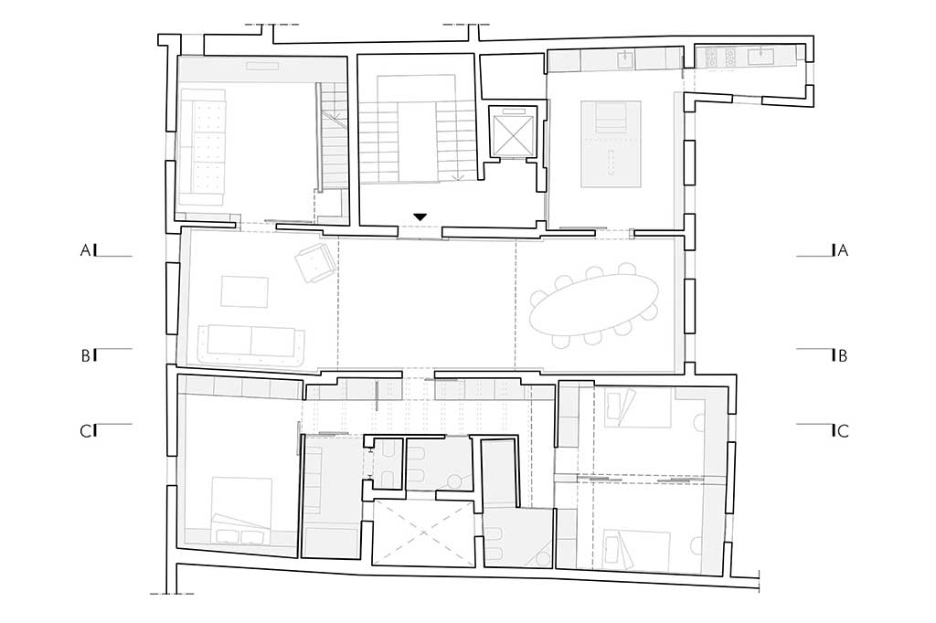 planimetria-piano-inferiore-casa-centro-padova