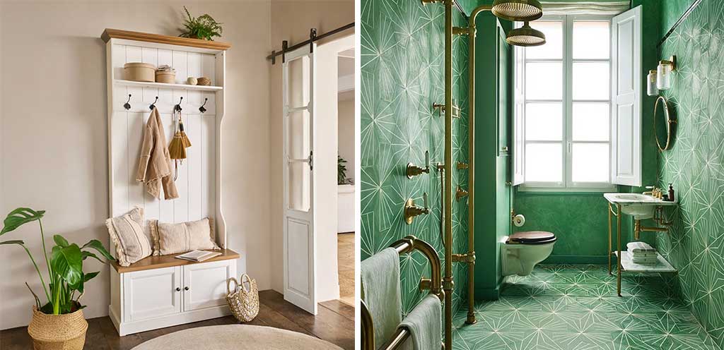 boiserie-ingresso-e-bagno-verde