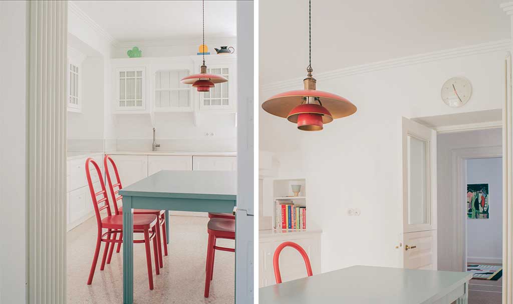 cucina-e-lampadario-sospeso-epoca-casa-plaka
