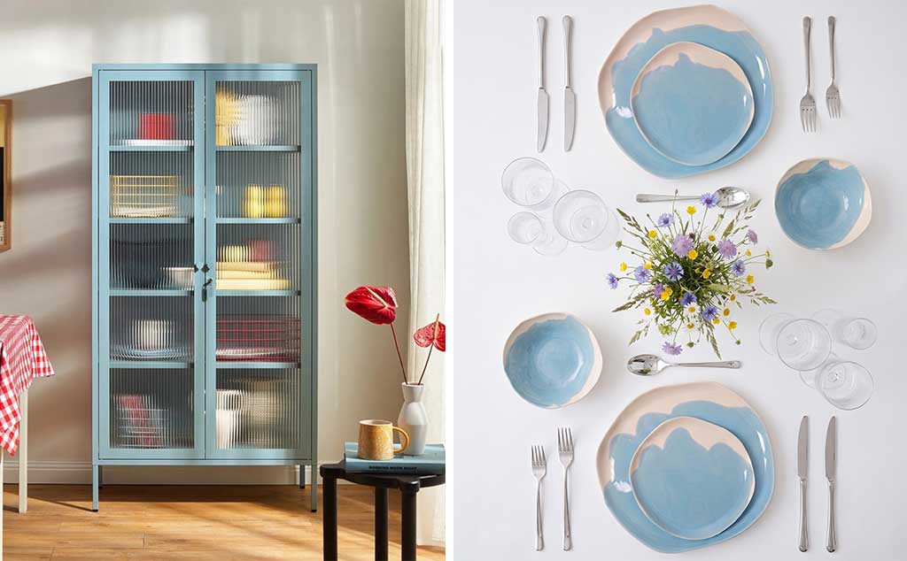 pottery-azzurro-e-armadietto-cucina-vetrina