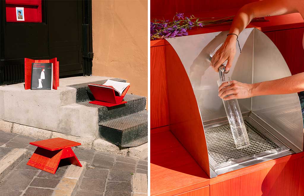 sgabello-leggio-edicola-518-e-fontana-acqua