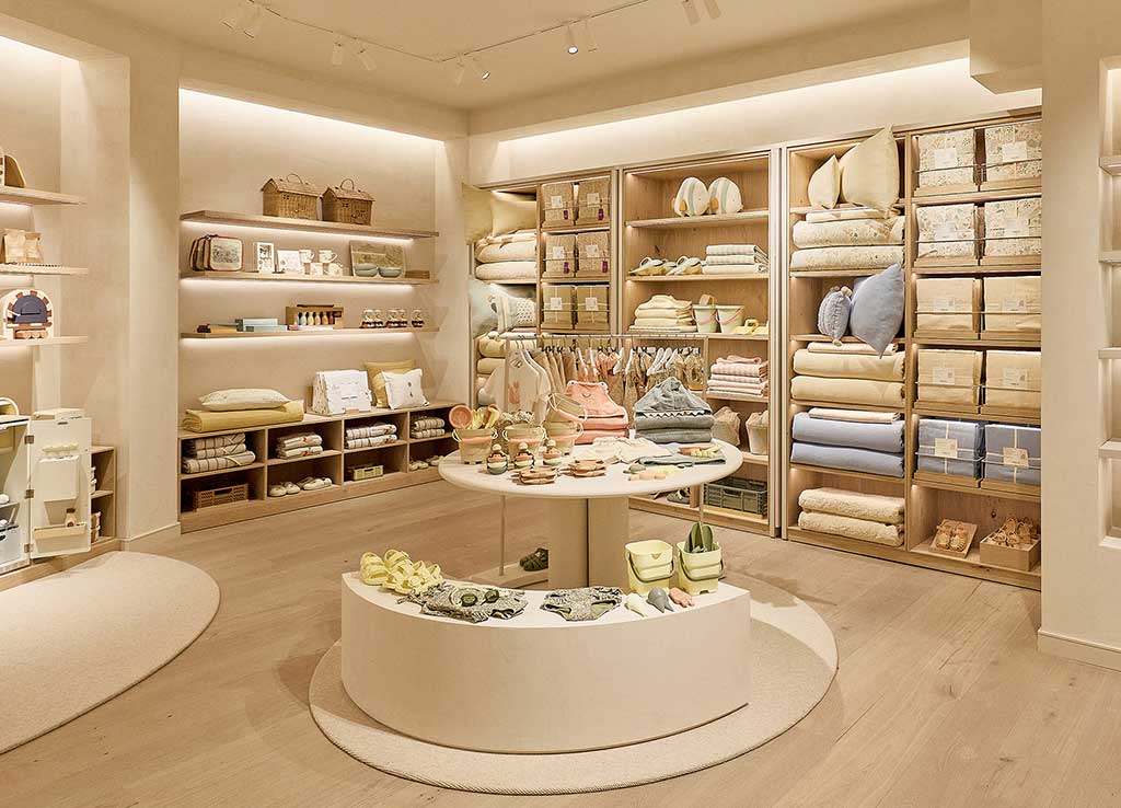 Zara Home store babies section