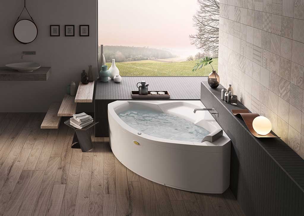 vasca idromassaggio jacuzzi angolare