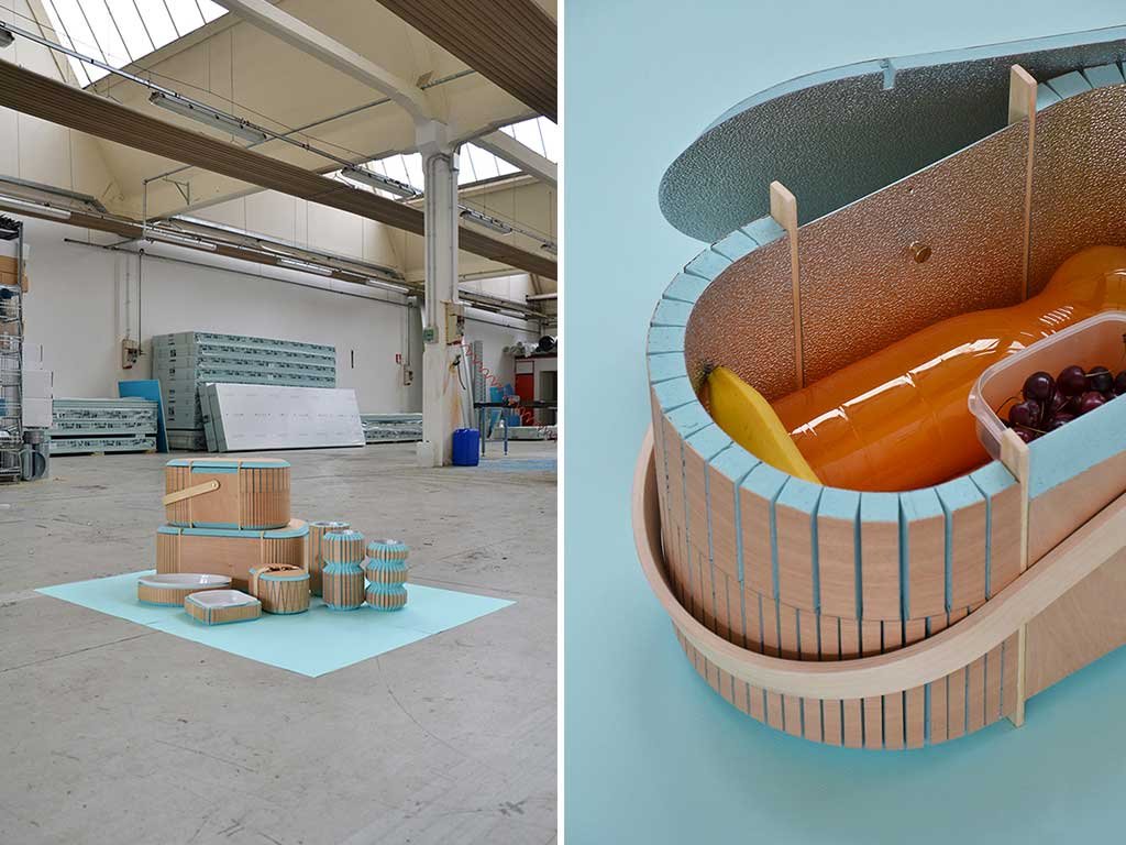 cestino picnic autoprodotto design