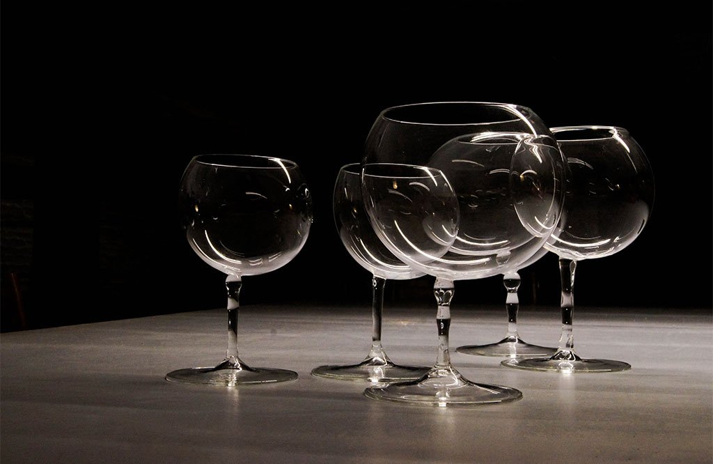 bicchieri cristallo di design