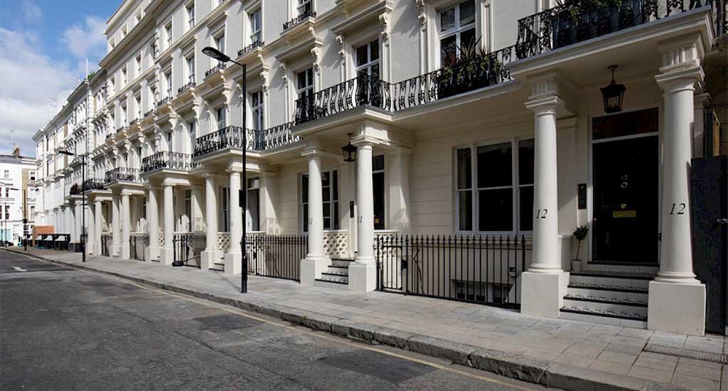 veduta di leinster square