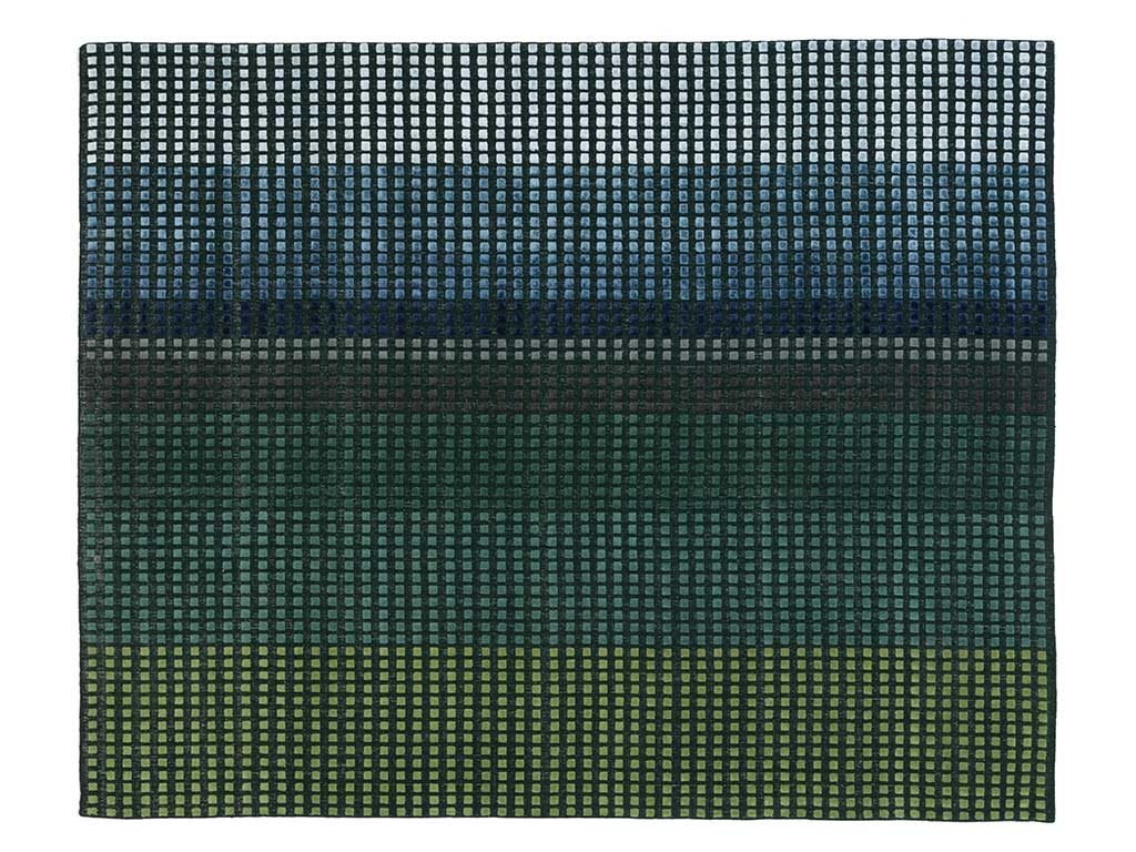 tappeto casa mosaico verde