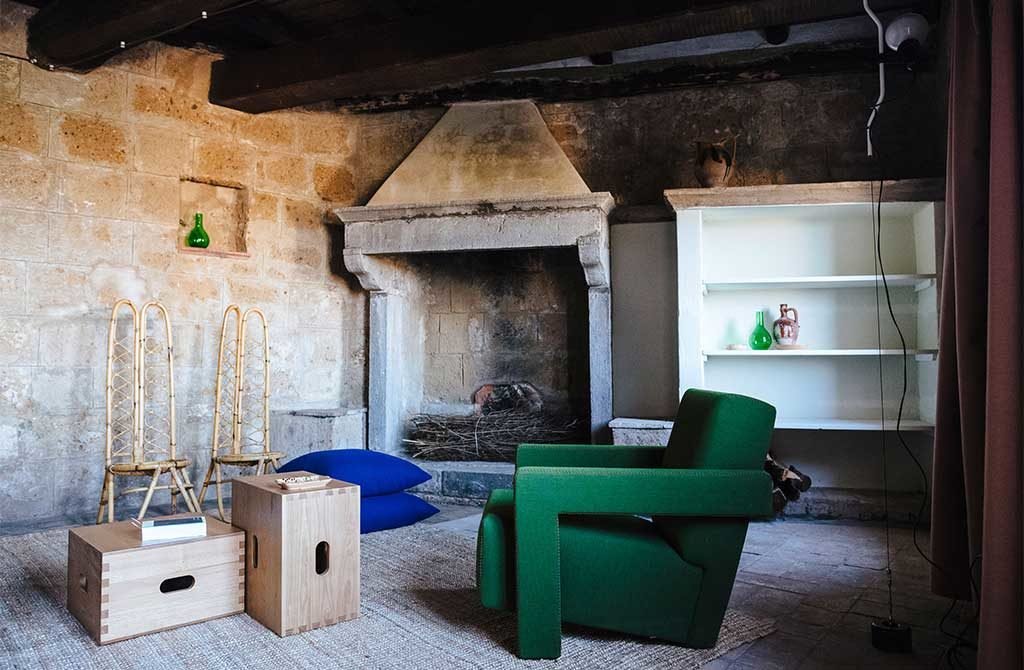 poltrona design verde
