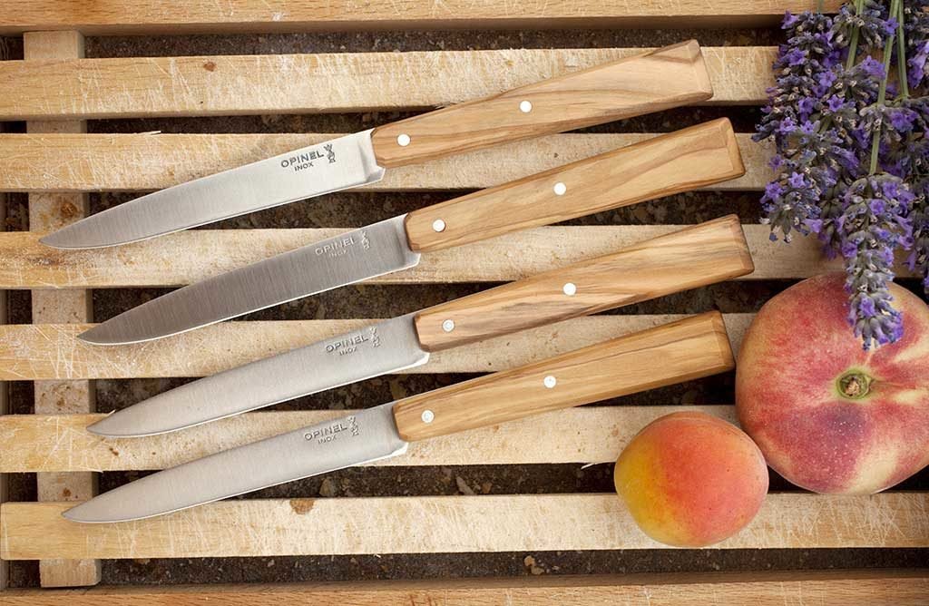 coltelli manico legno ulivo