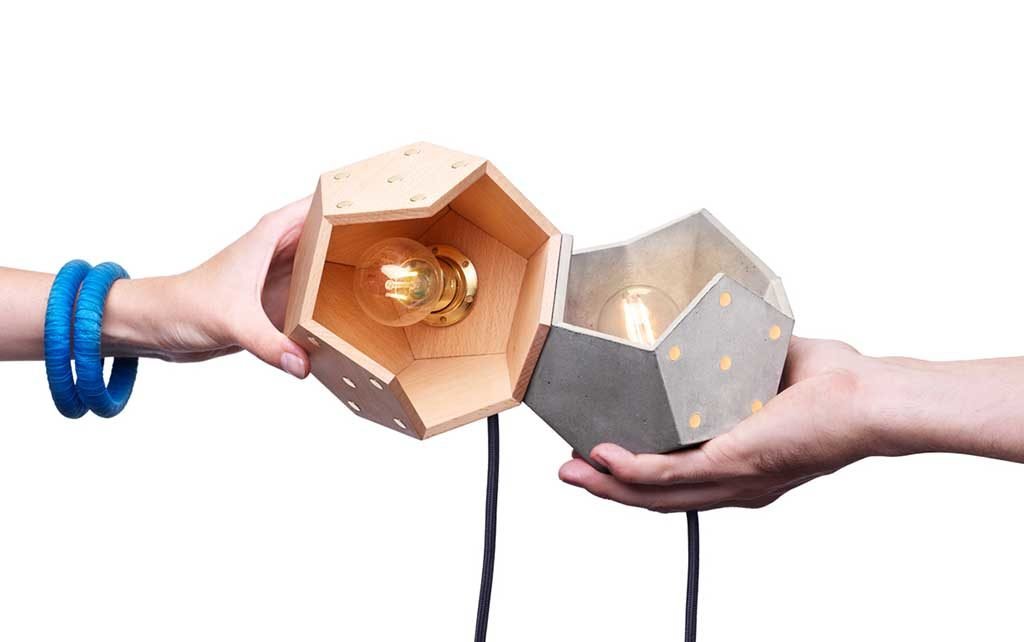 lampade magnetiche legno