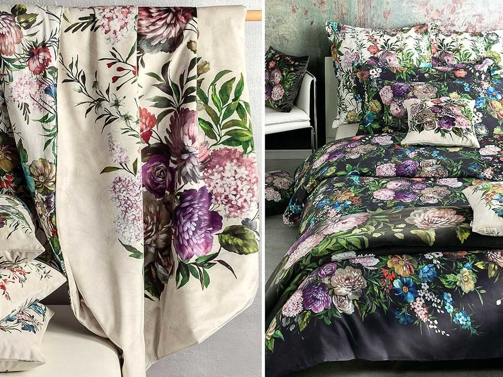 cuscini piumino fiori 