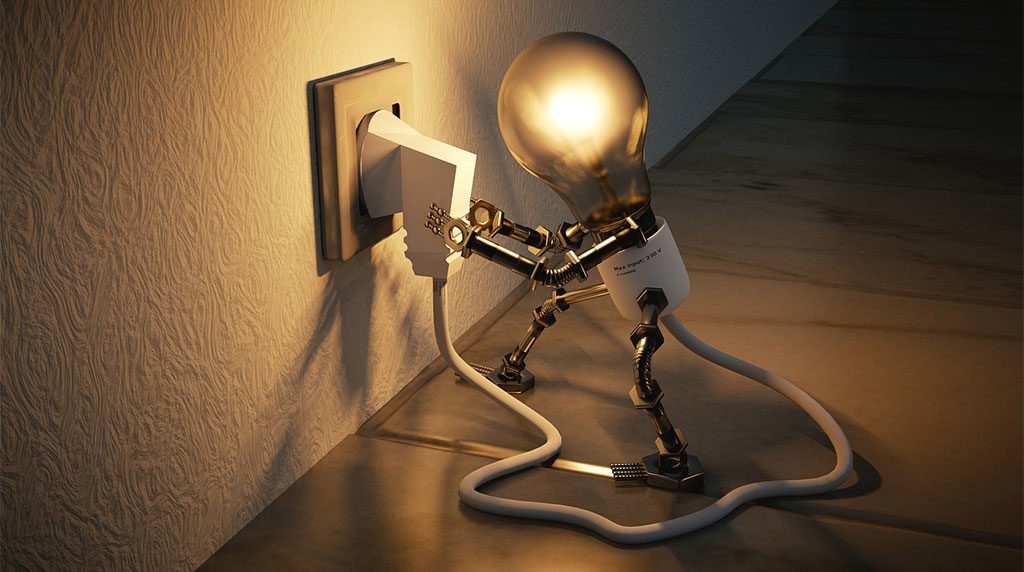 lampadina che tira presa