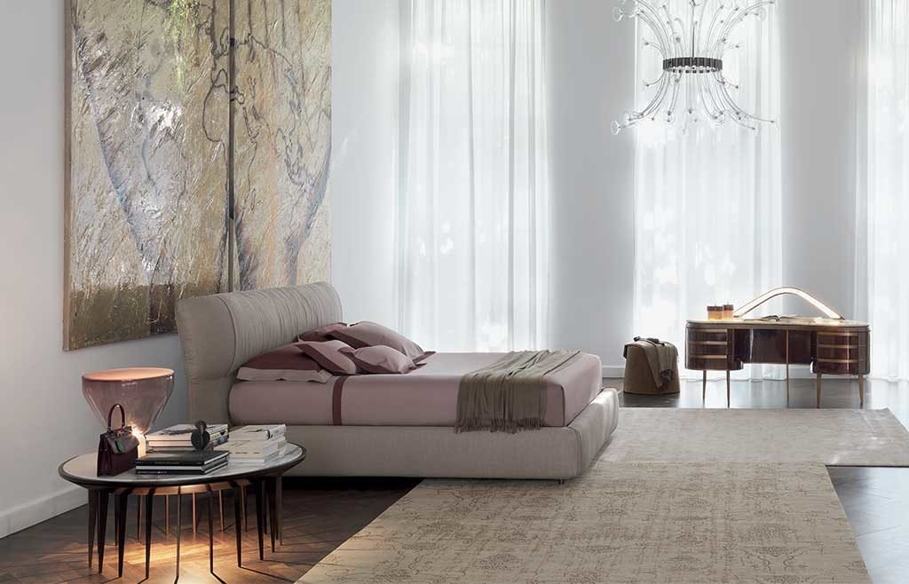letto matrimoniale beige