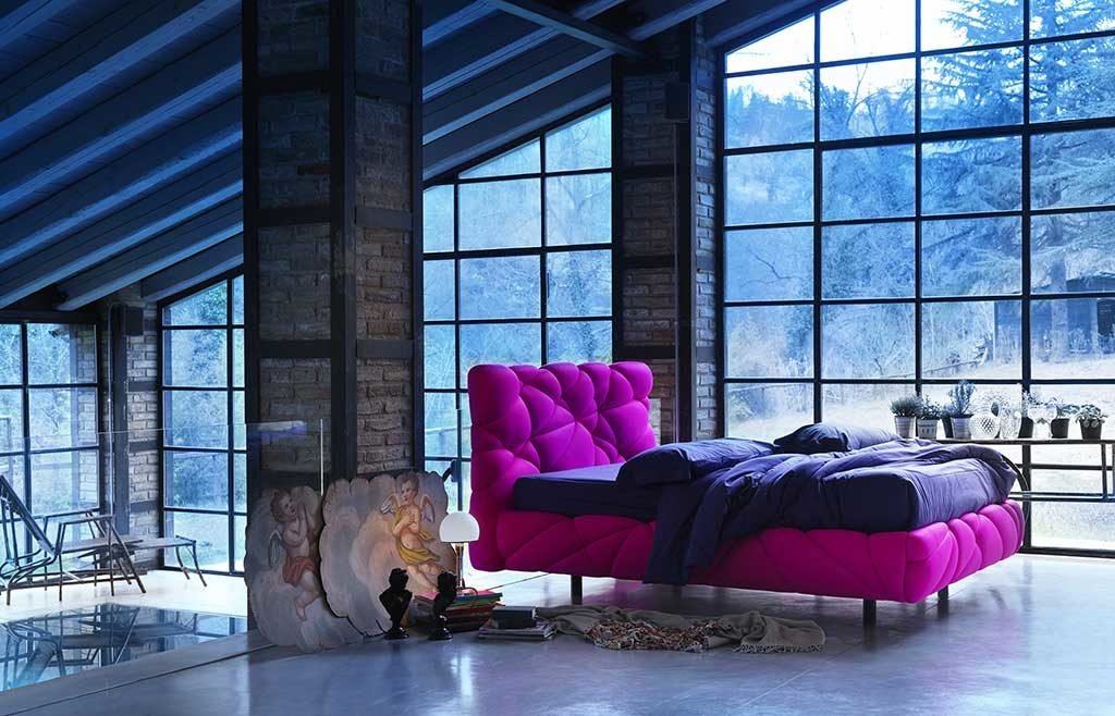 letto matrimoniale imbottito