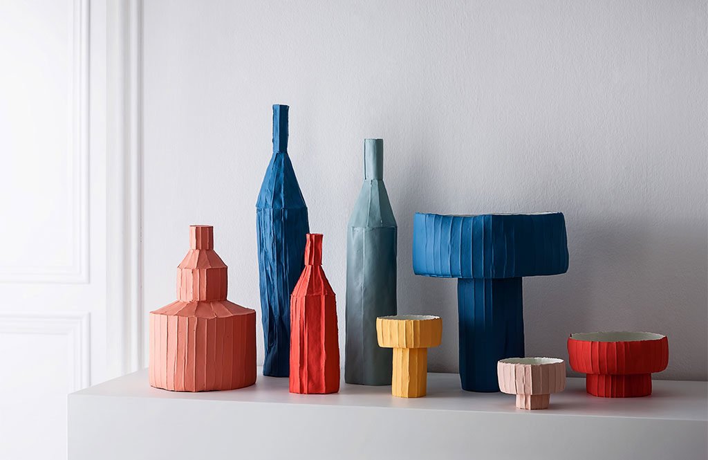 bottiglie vasi ceramica colorata