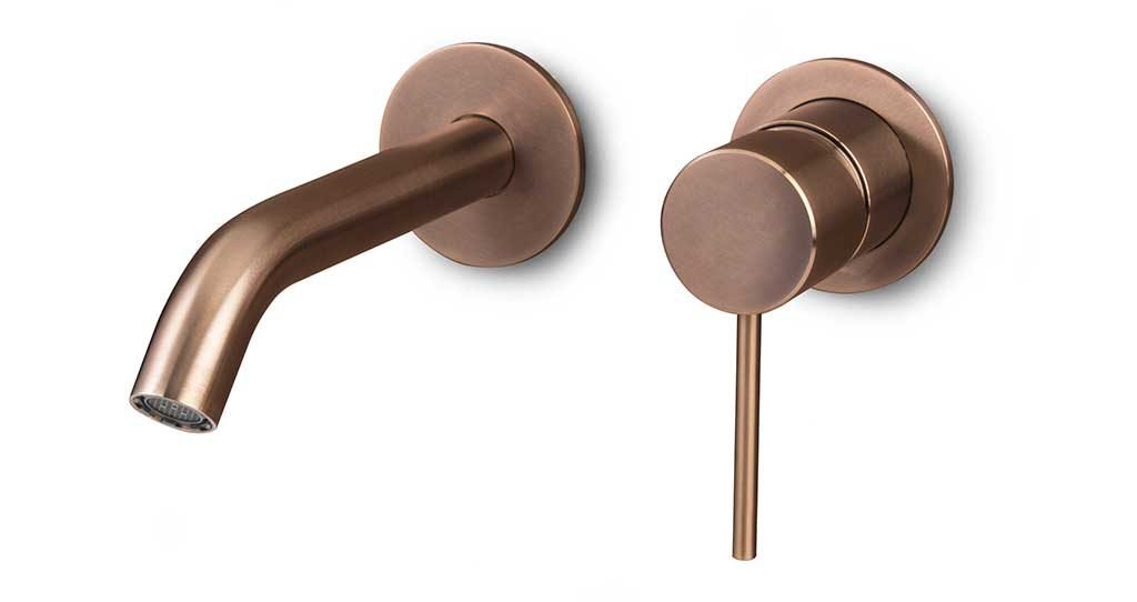rubinetto da parete bronzo