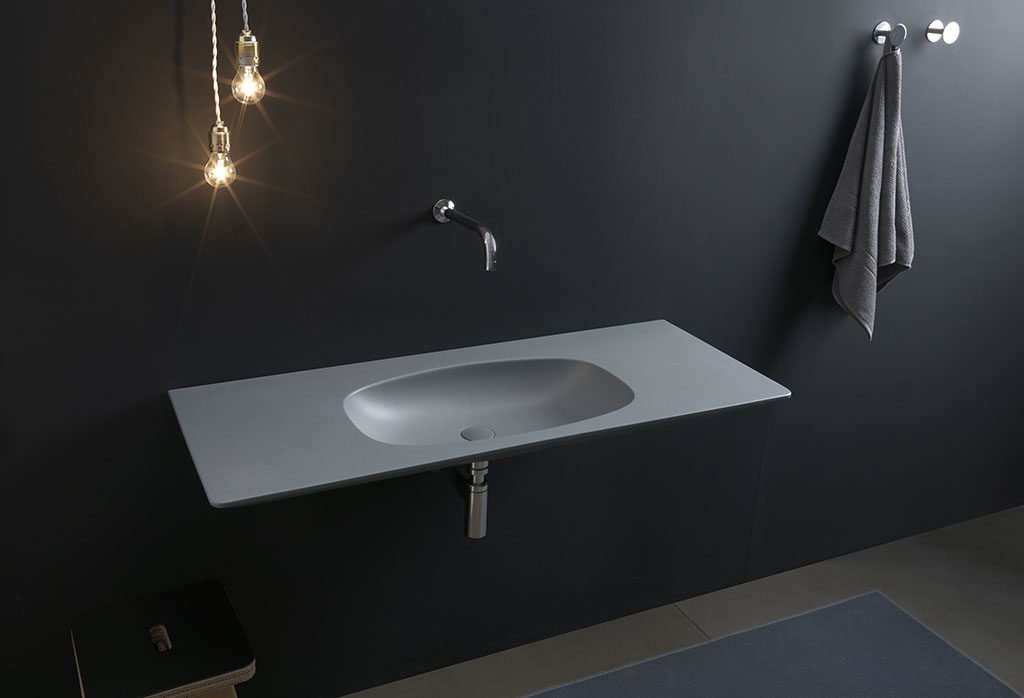 lavabo bagno flat bianco