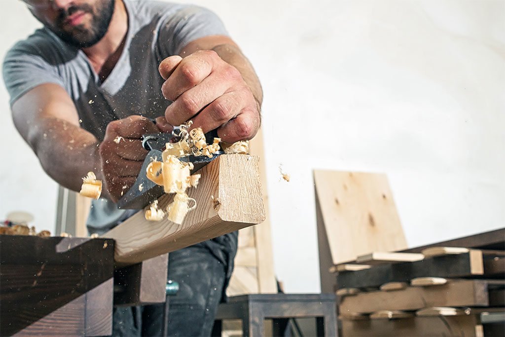 piallare a mano legno