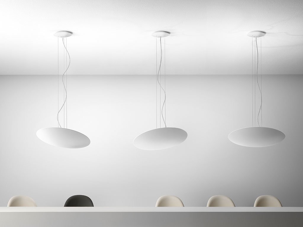 lampada sospensione bianca